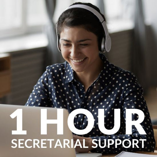 Secreterial Support - 1 Hour