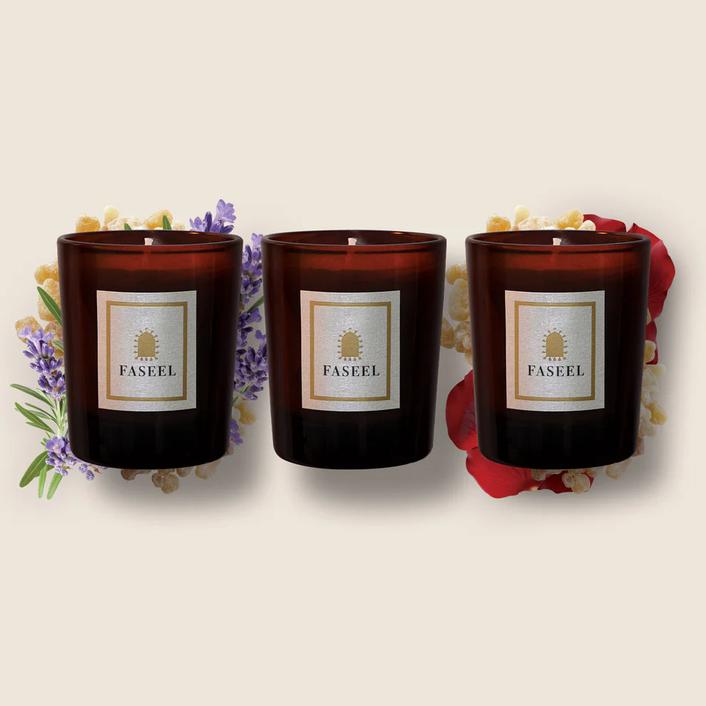 Faseel Luxury Aromatherapy Candles Discovery Set