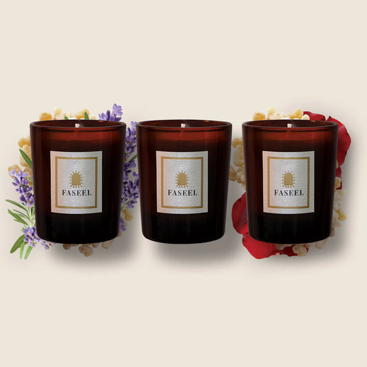 Faseel Luxury Aromatherapy Candles Discovery Set