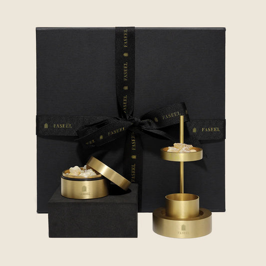 The Faseel Frankincense Resin Burner Gift Set